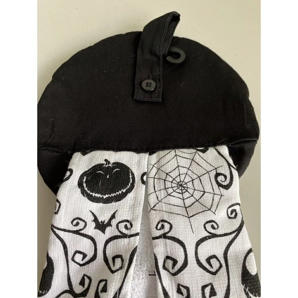 Disney Jack Skellington Nightmare Before‎ Christmas Kitchen Hanging Towel NEW
